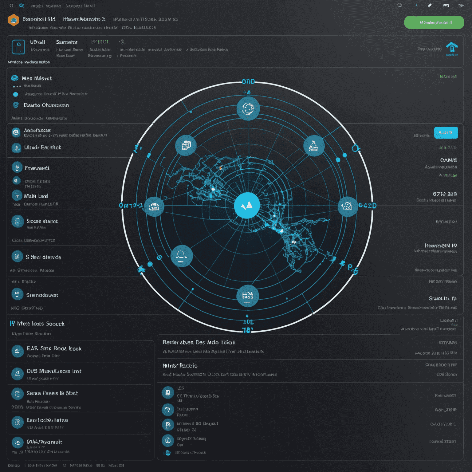 Interface d'Advanced IP Scanner montrant un scan réseau en cours avec des résultats détaillés sur les appareils détectés, leurs adresses IP, noms d'hôtes et services en cours d'exécution